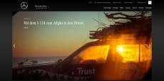 Mercedes Benz Webseite