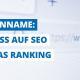 Nahaufnahme von der Adressleiste in einem Internet-Browser